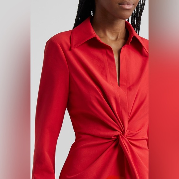 Cinq à Sept McKenna Front Twist Long Sleeve
Mini Shirtdress NWT - Picture 4 of 4